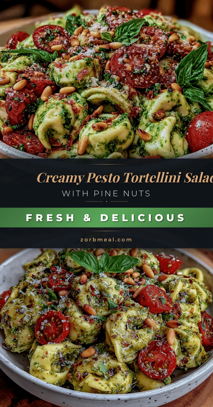 fresh pesto tortellini pasta salad recipe