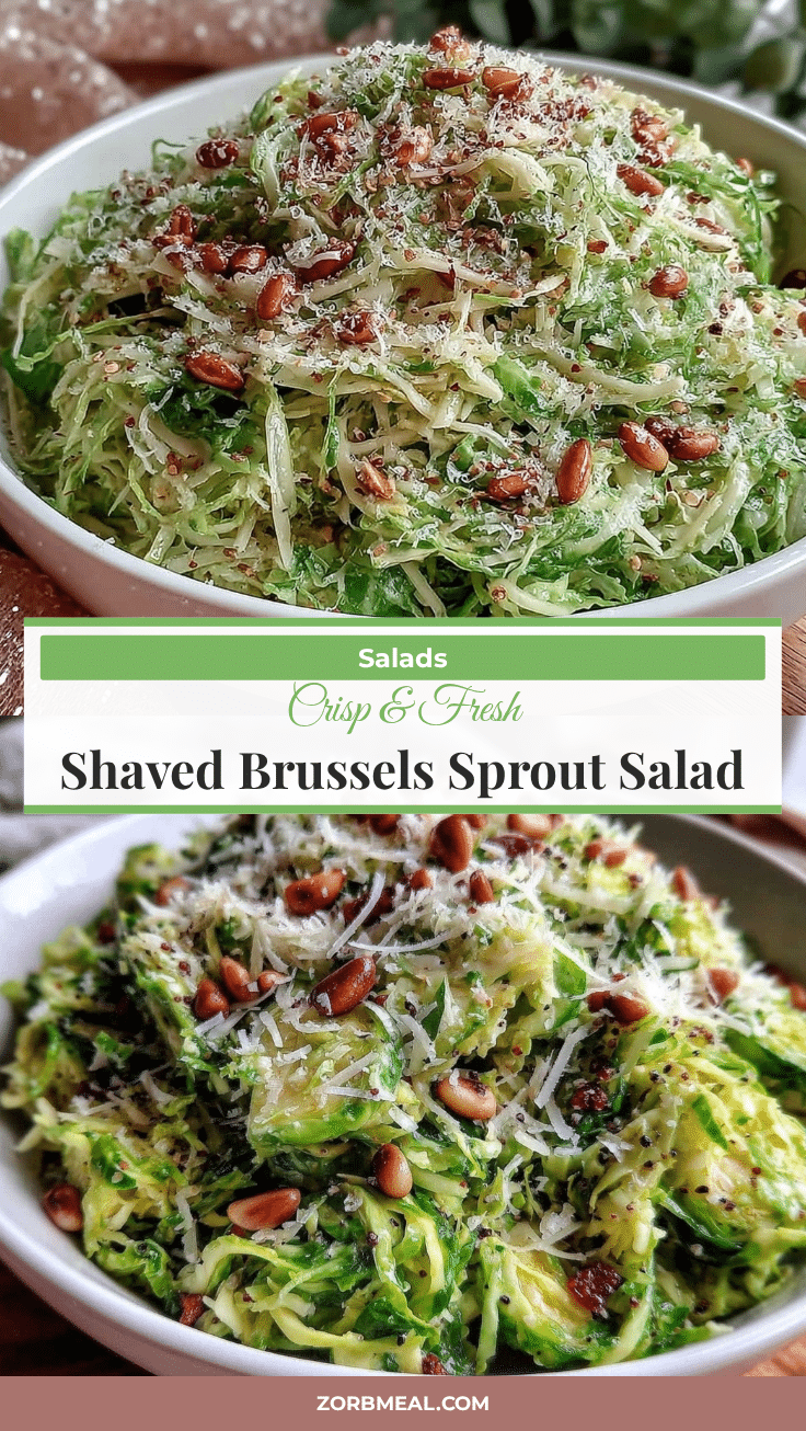 fresh shaved brussels sprout salad recipe