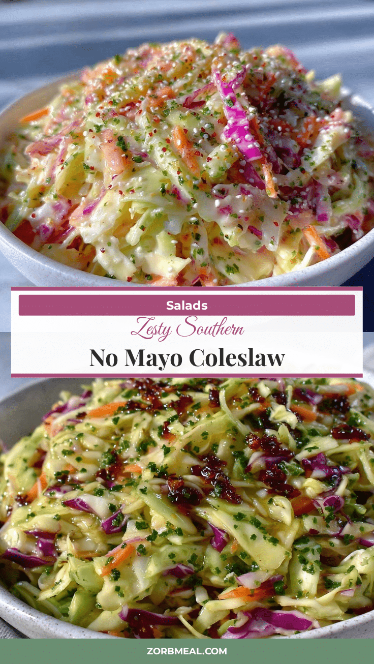 fresh tangy southern coleslaw without mayo recipe