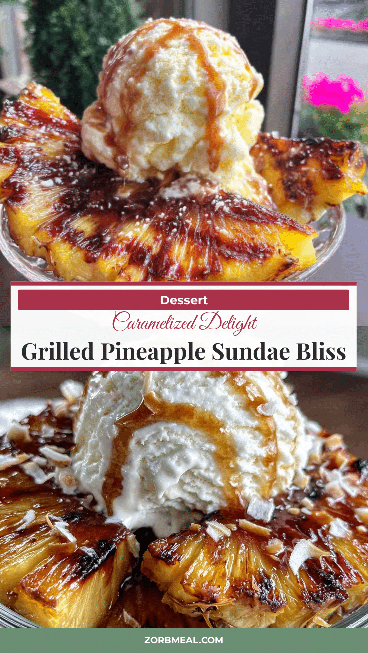 grilled pineapple sundae recipe