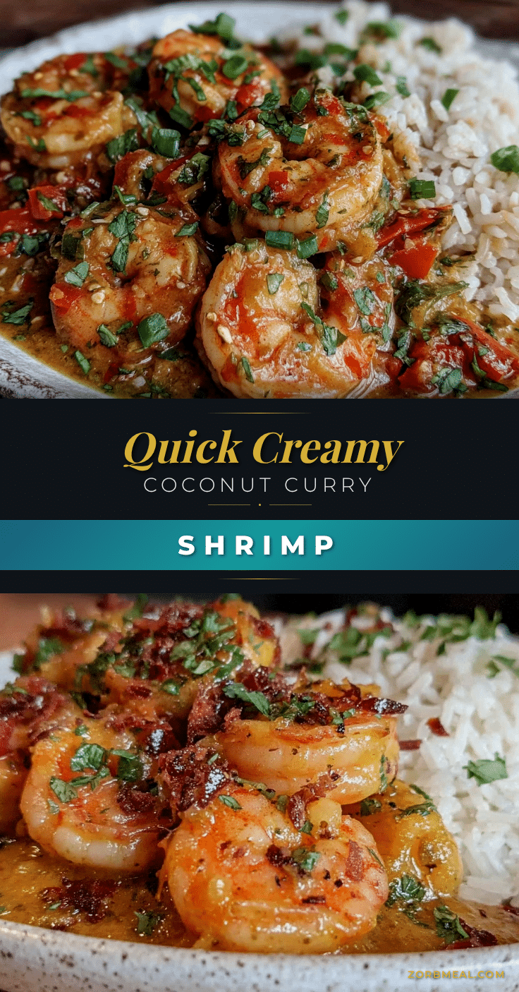 quick creamy coconut curry shrimp recipe