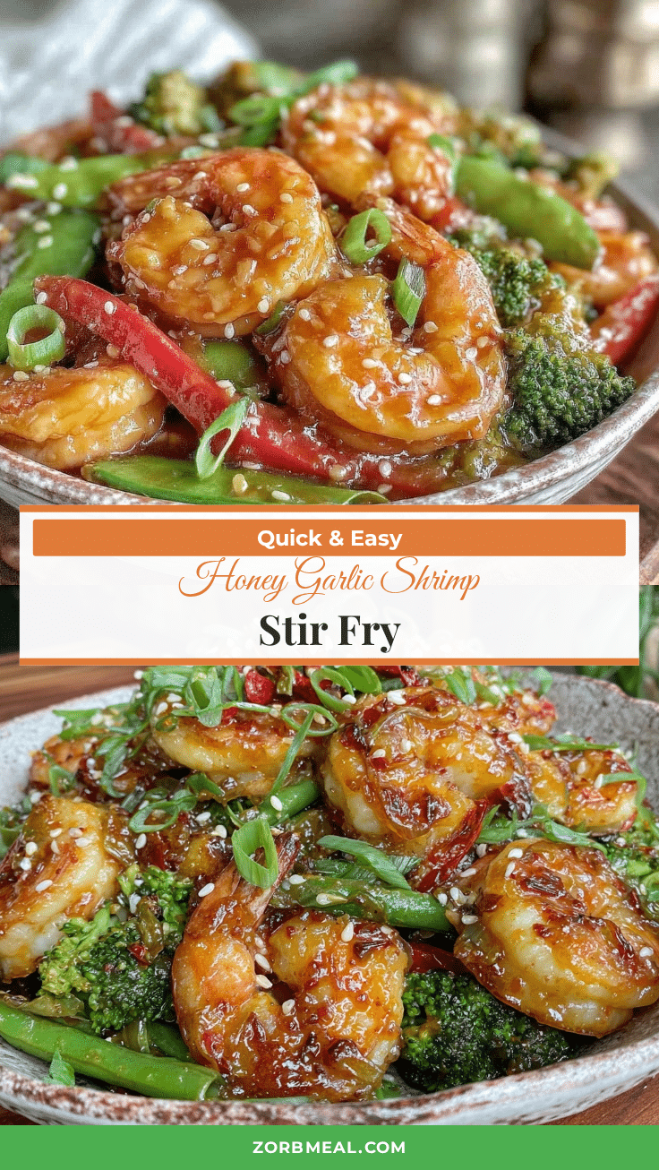 quick honey garlic shrimp stir fry recipe