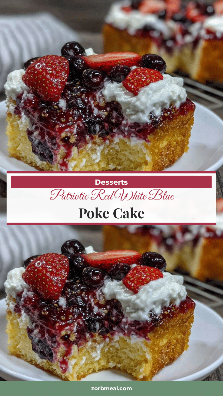 red white and blue poke cake recipe