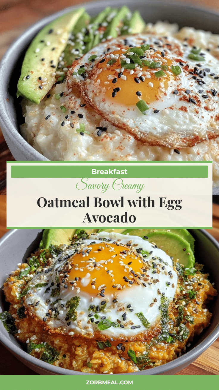 savory oatmeal bowl recipe