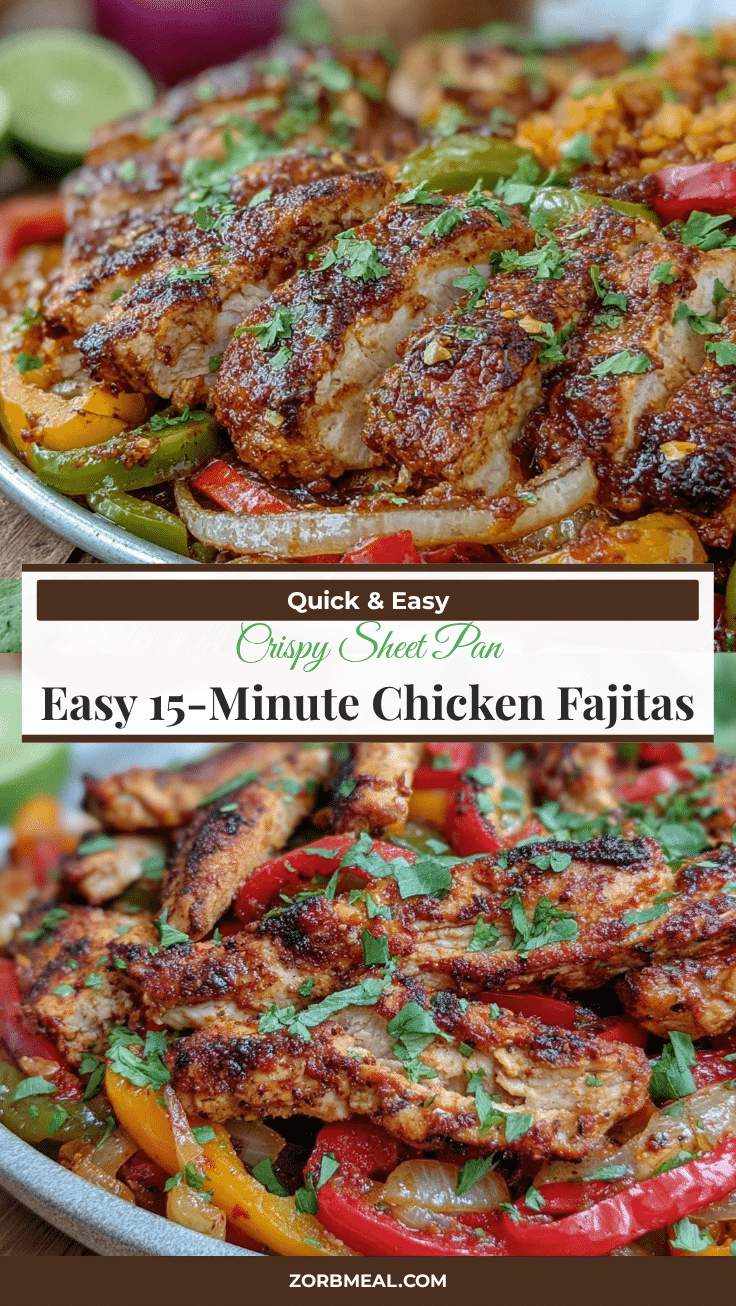 sheet pan chicken fajitas recipe