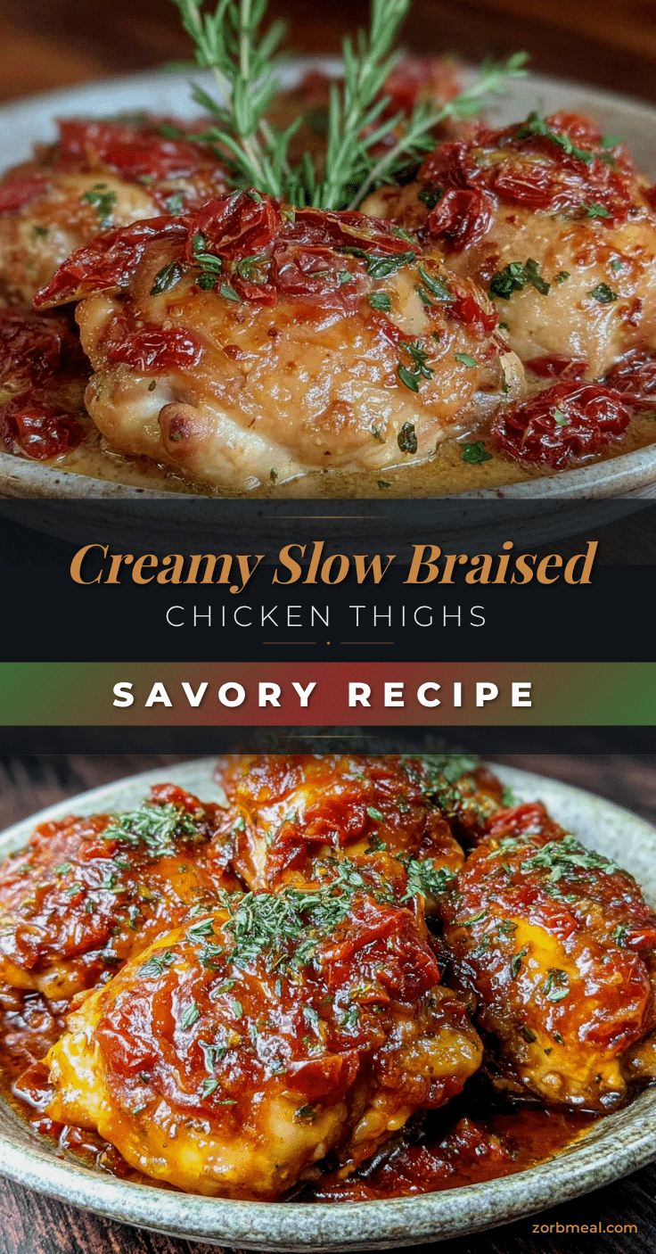 slow braised chicken thighs recipe