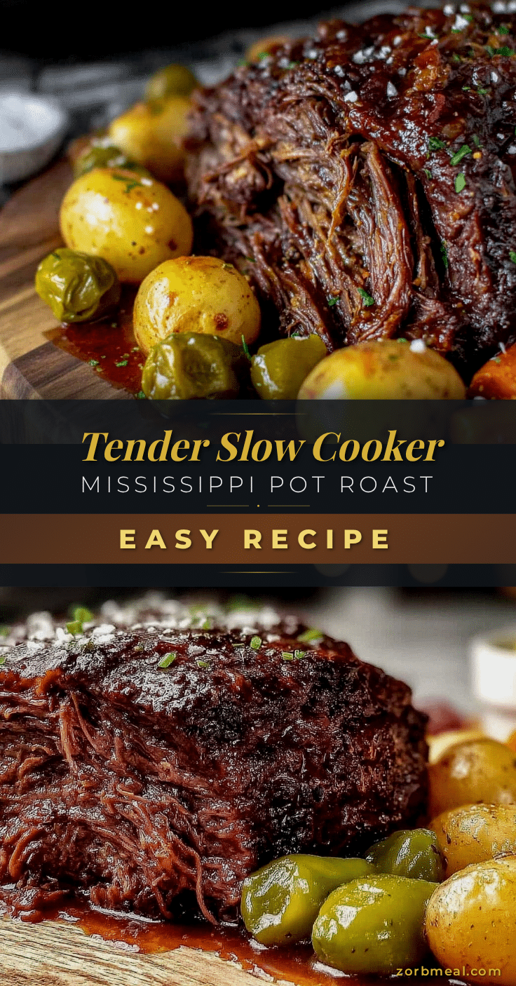 slow cooker mississippi pot roast recipe