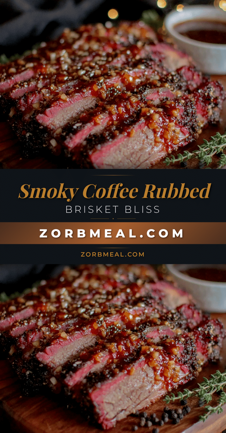 smoked brisket with coffee rub recipe
