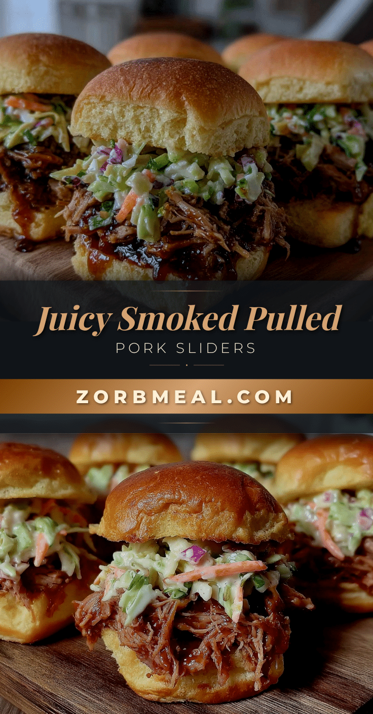smoked pulled pork sliders recipe