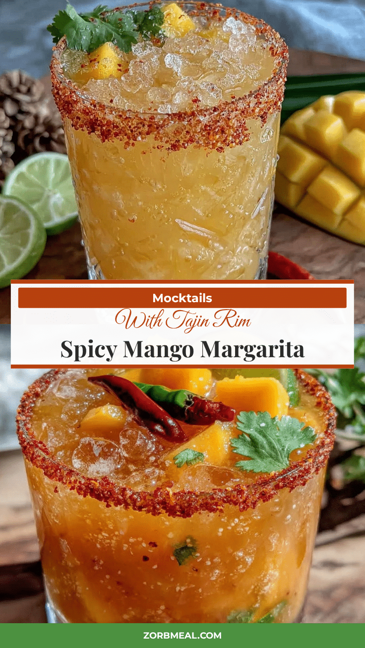 spicy mango margarita mocktail recipe