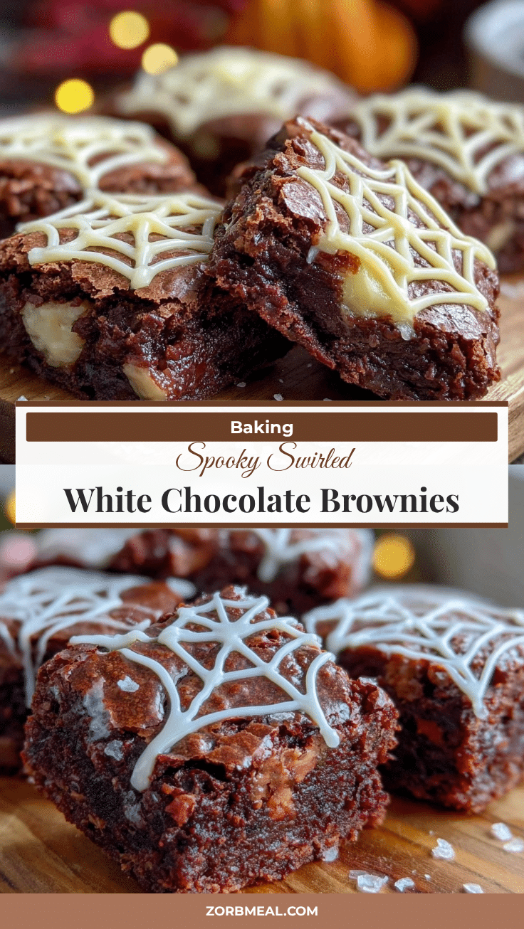 spider web brownies recipe