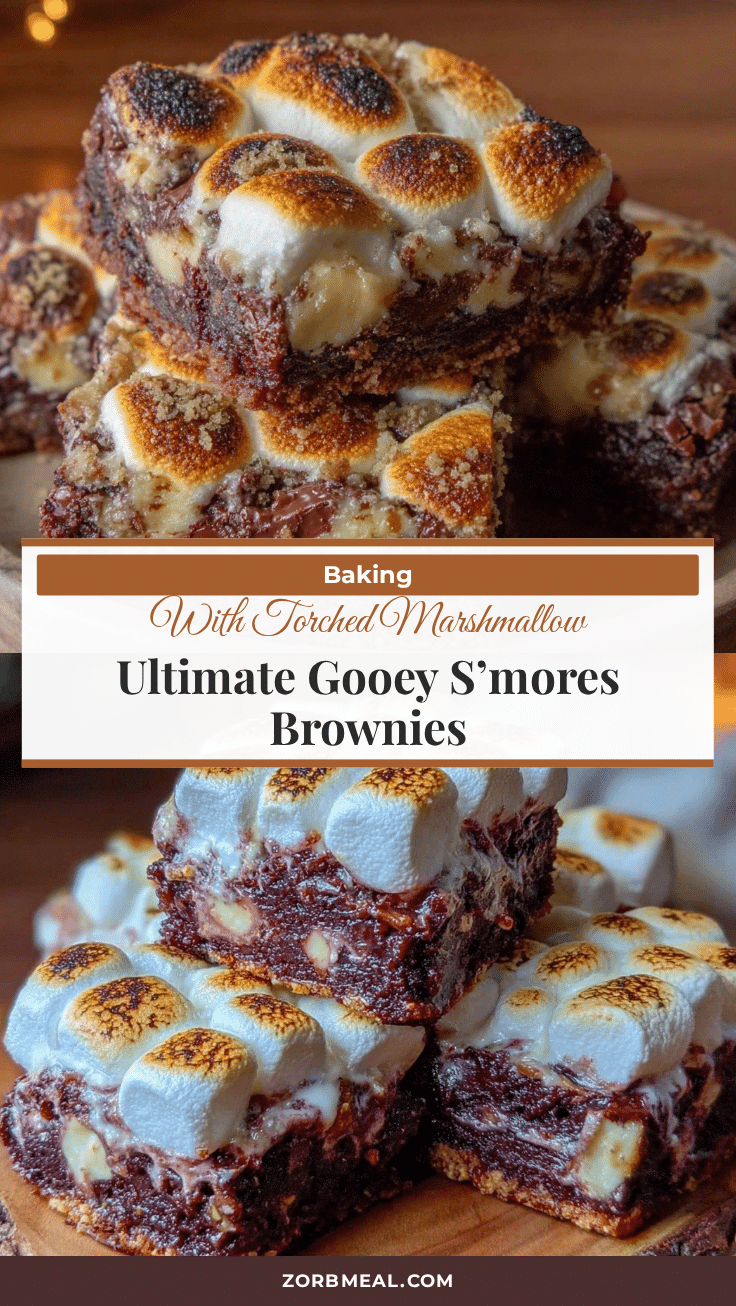 ultimate gooey smores brownies recipe
