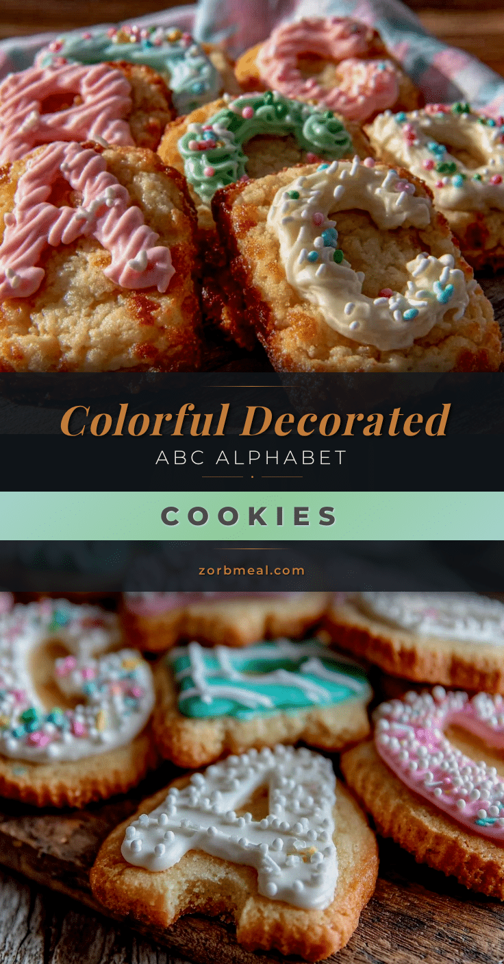 ABC alphabet letter cookies recipe
