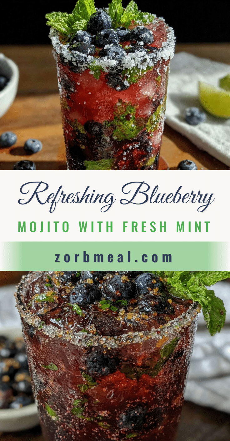 blueberry mojito cocktail recipe