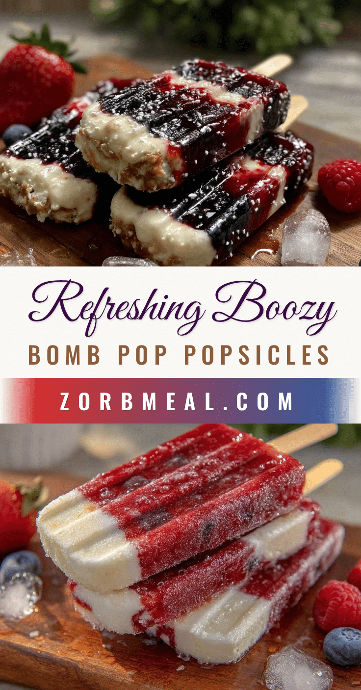 boozy bomb pop popsicles recipe