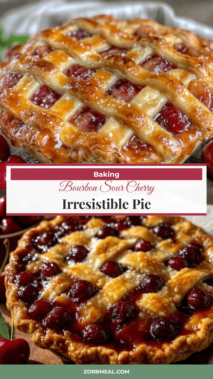 bourbon sour cherry pie recipe