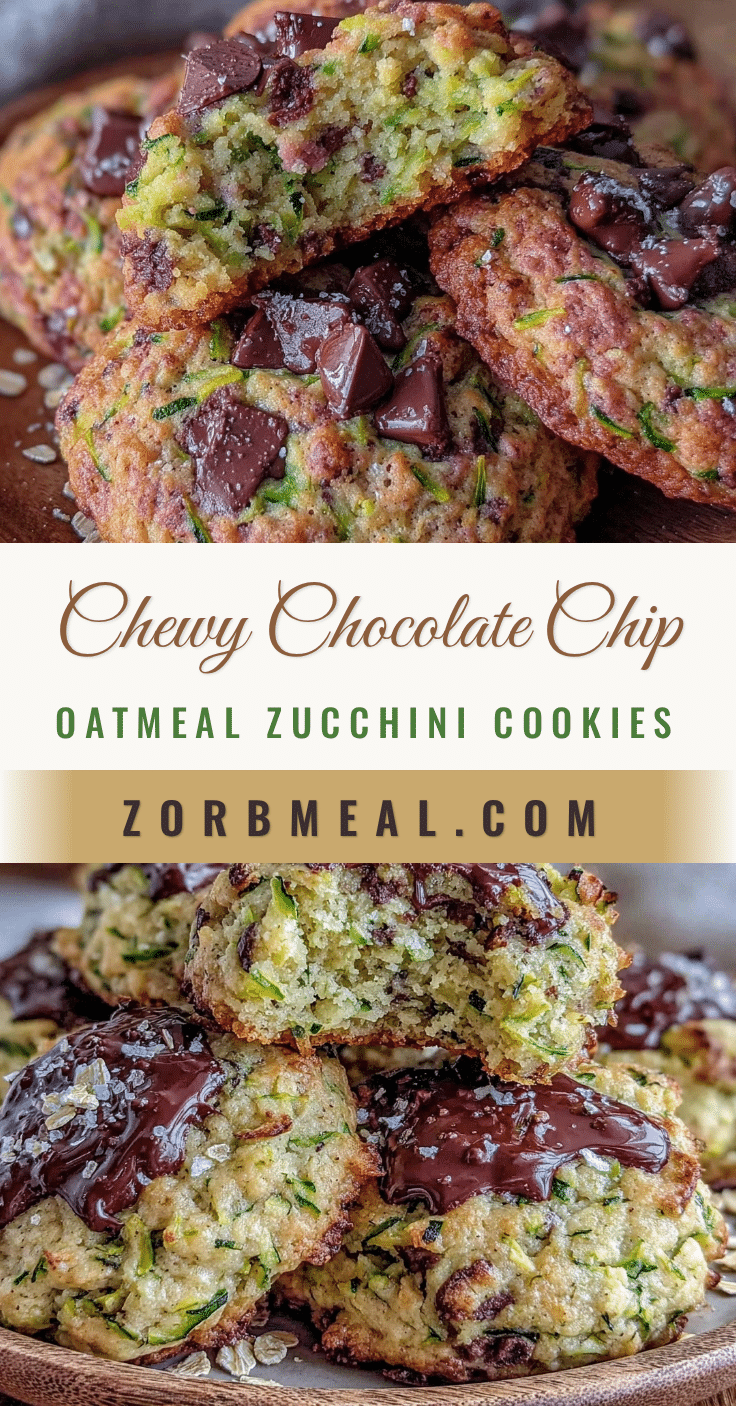 chewy oatmeal zucchini cookies recipe