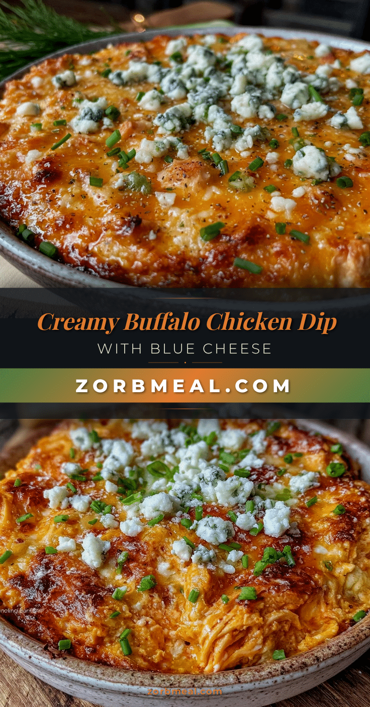 creamy buffalo chicken dip recipe