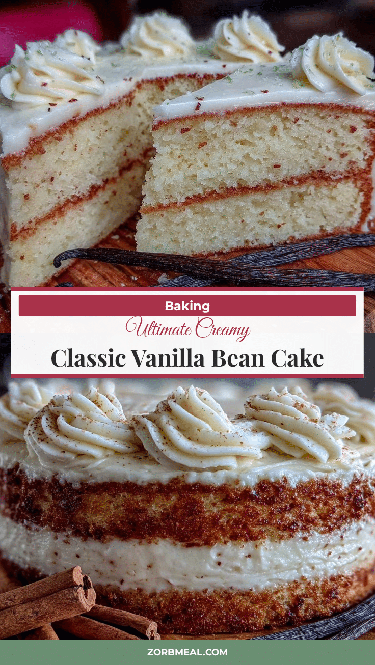 creamy classic vanilla bean layer cake recipe