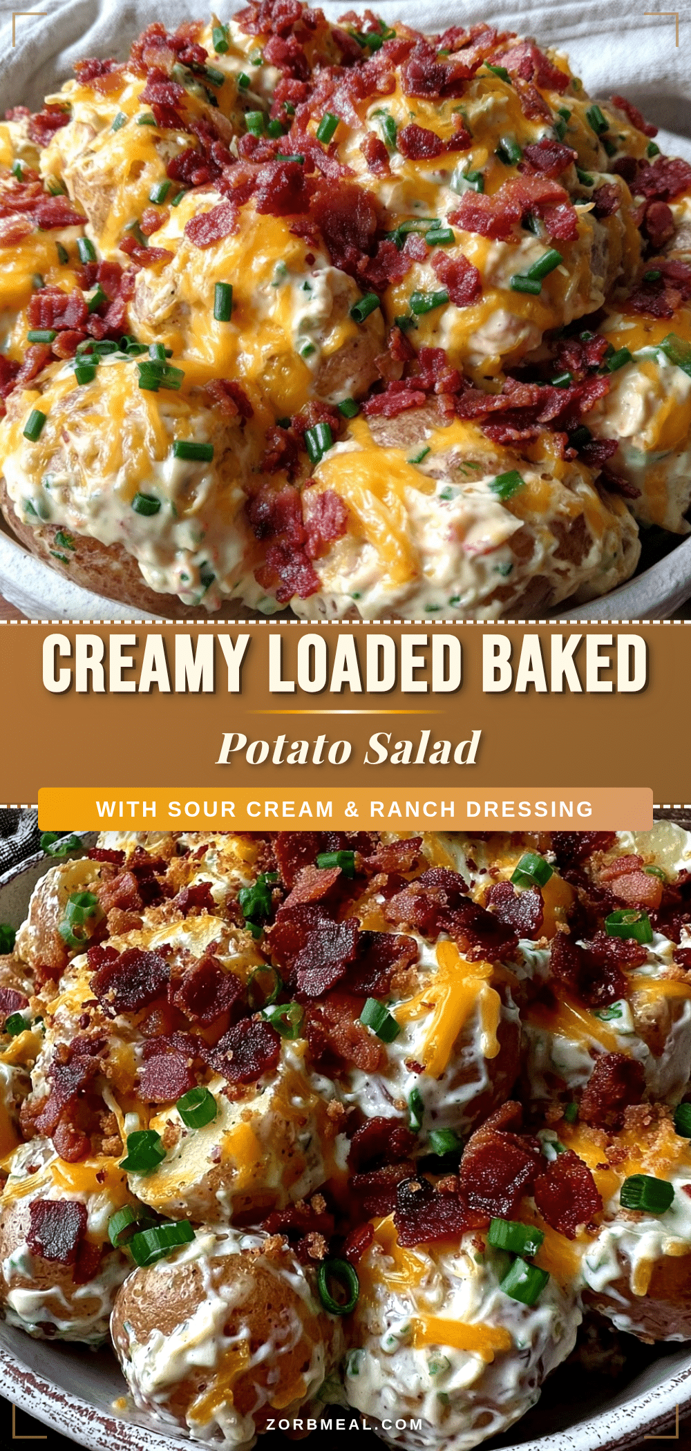 creamy loaded baked potato salad recipe
