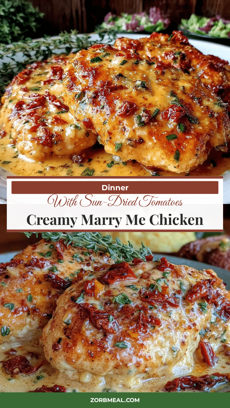 creamy marry me chicken recipe