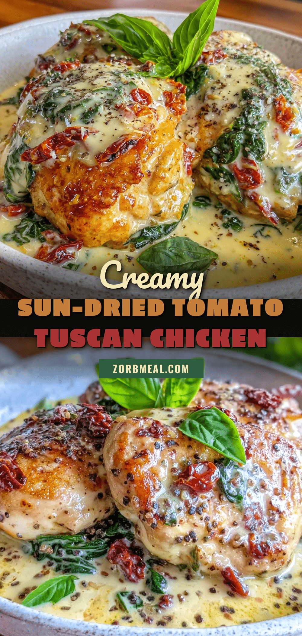 creamy tuscan chicken recipe