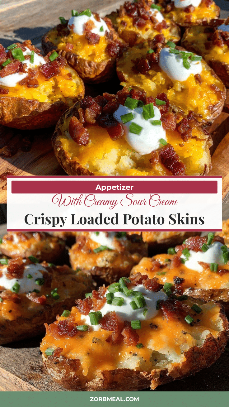 crispy loaded potato skins recipe