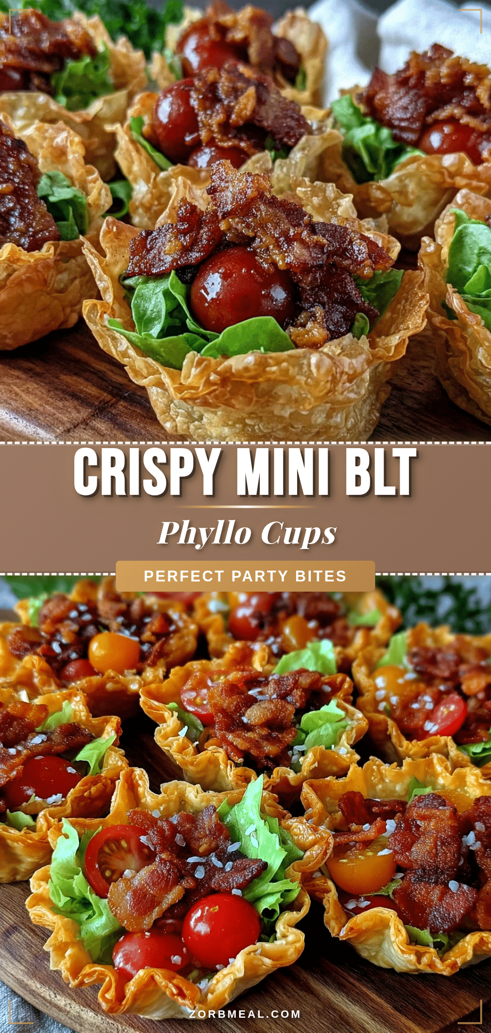 crispy mini blt cups recipe