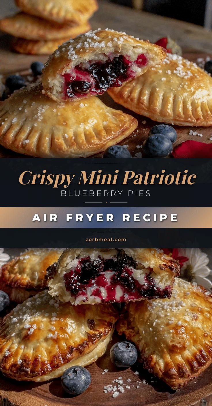 crispy mini patriotic blueberry hand pies recipe