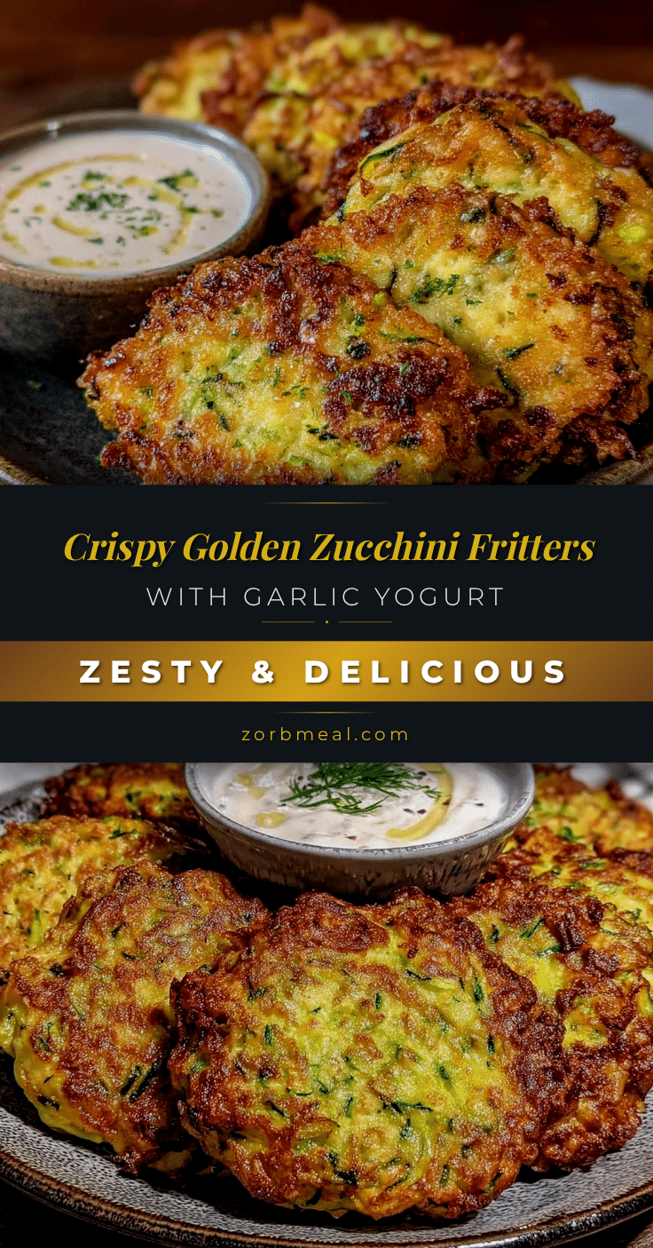 crispy zucchini fritters recipe