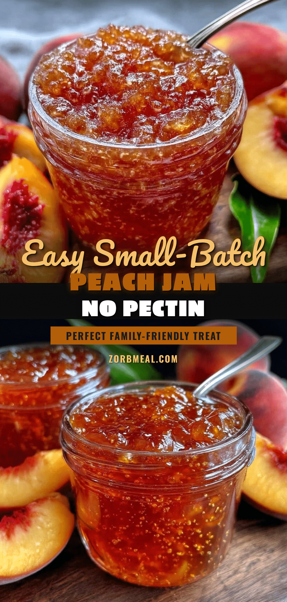 easy small-batch peach jam recipe