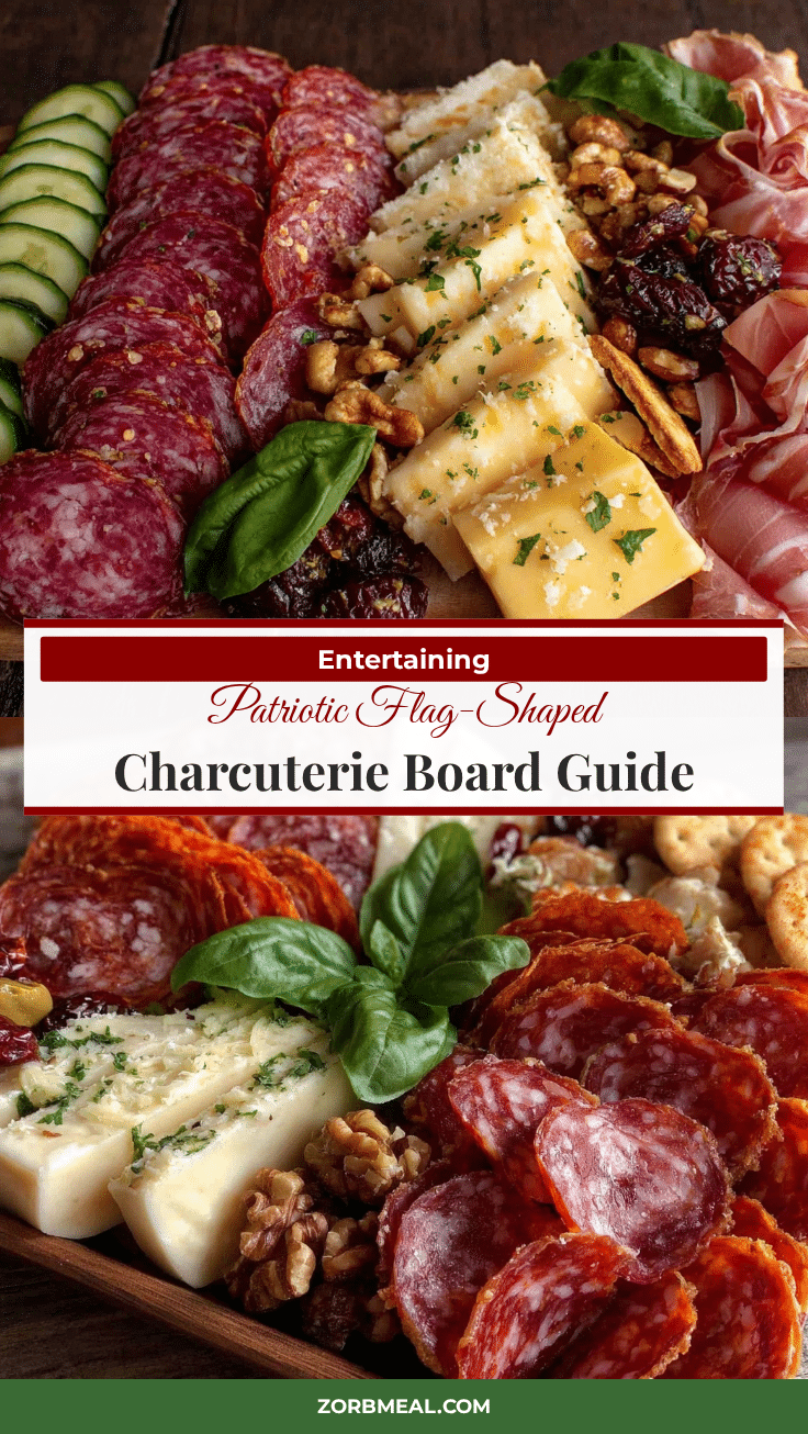 flag-shaped charcuterie board recipe