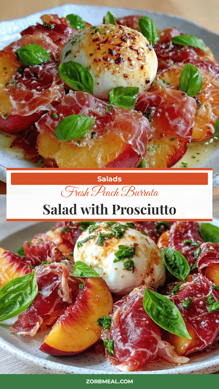 fresh peach burrata salad recipe