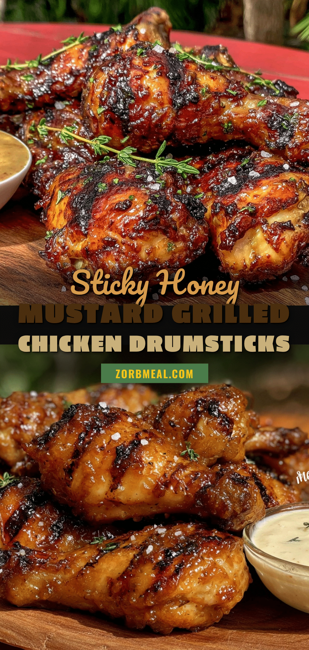 honey mustard grilled chicken drumsticks recipe