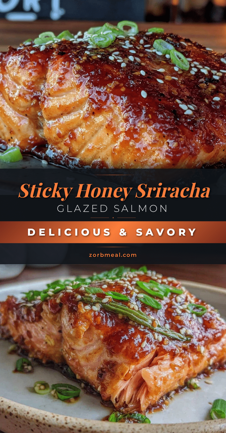 Honey Sriracha Glazed Salmon recipe