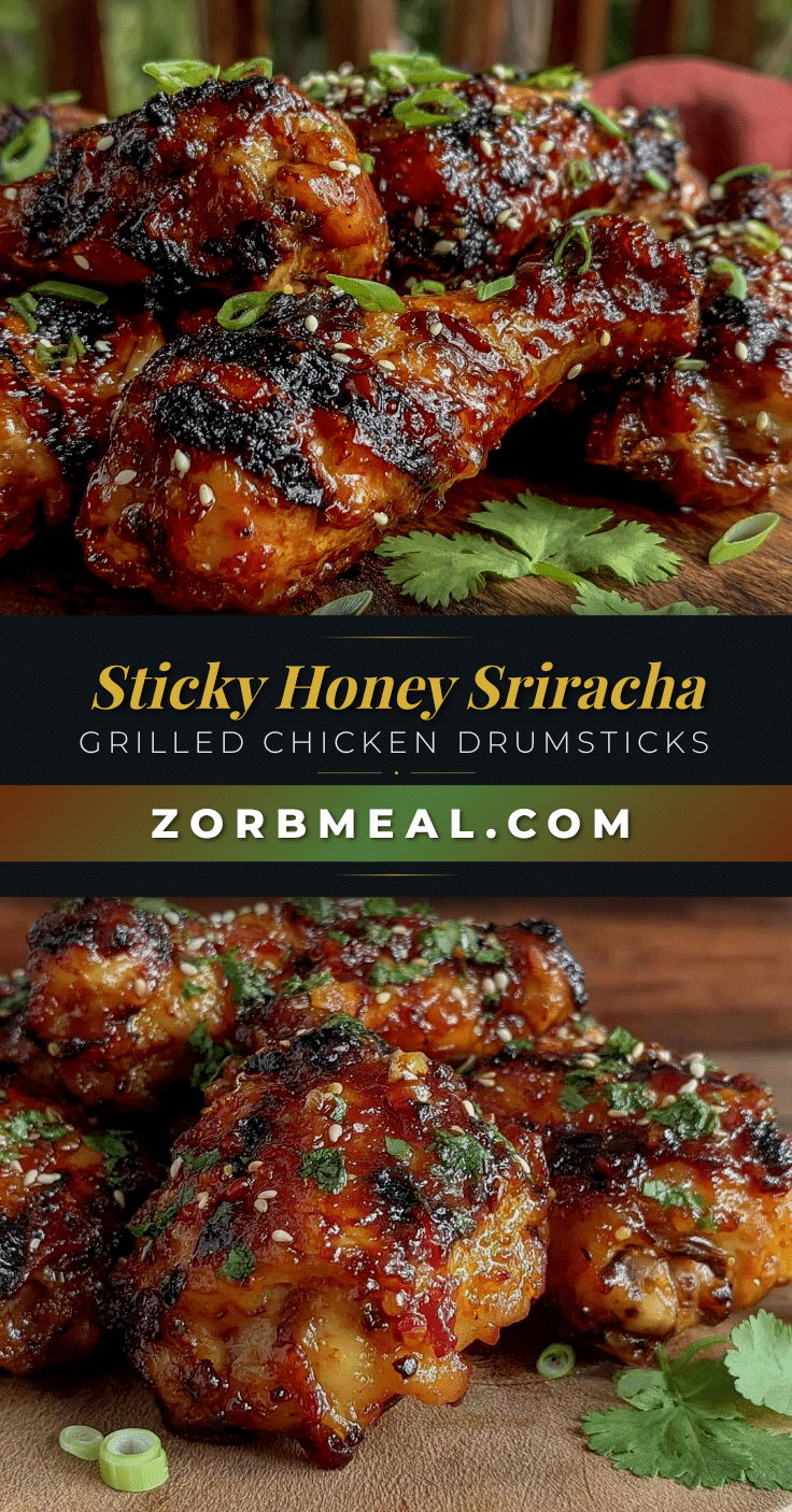 honey sriracha grilled chicken drumsticks recipe