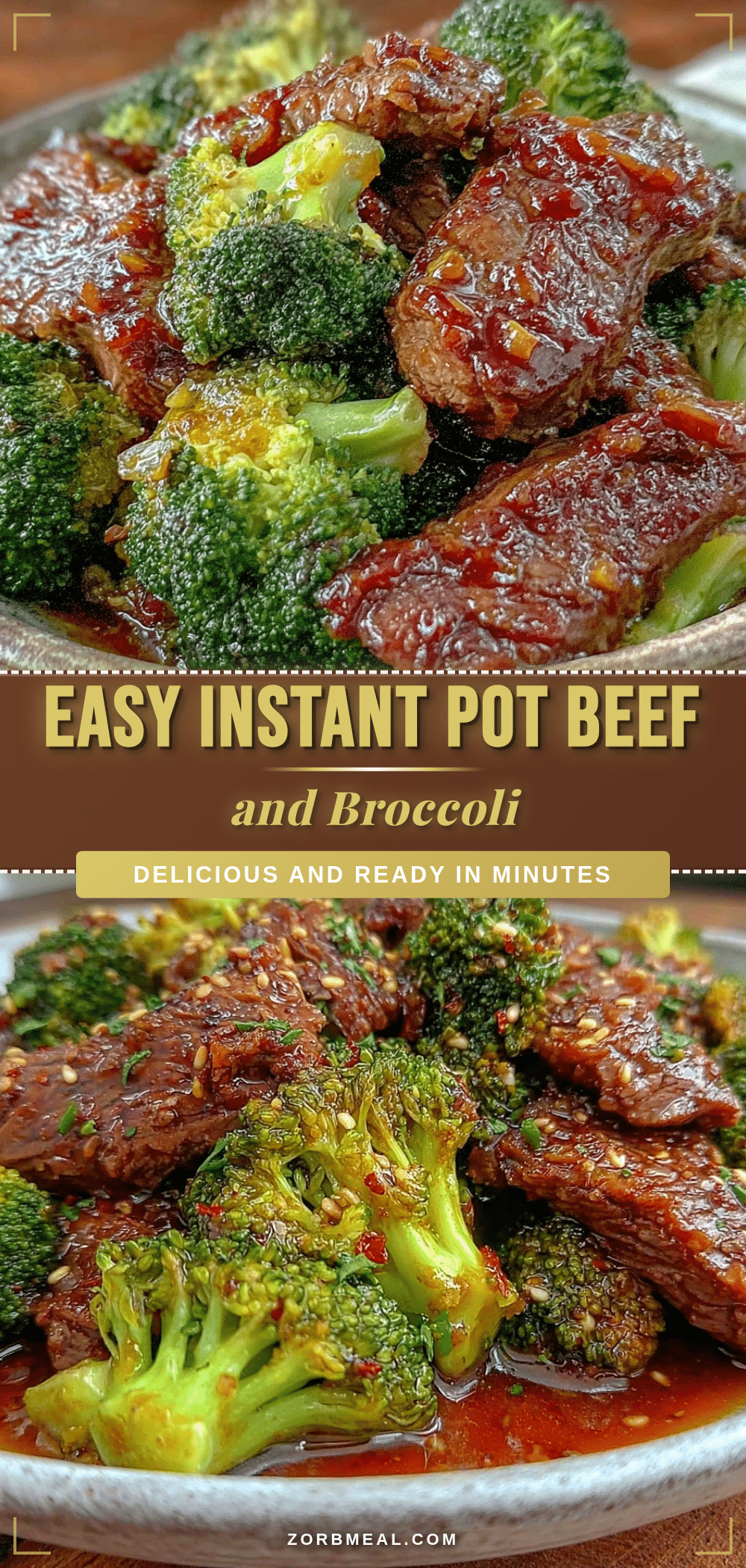 Instant Pot beef and broccoli recipe recipe