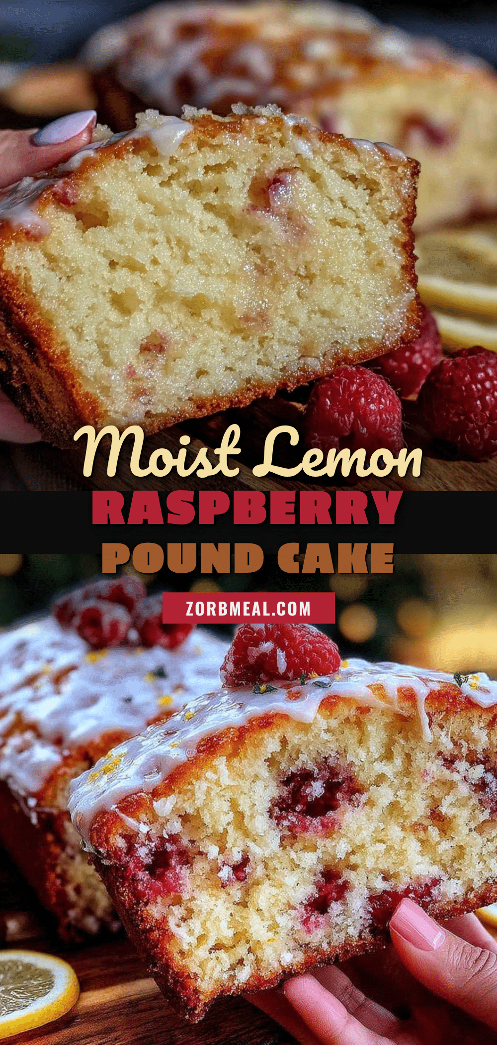 lemon raspberry pound cake recipe