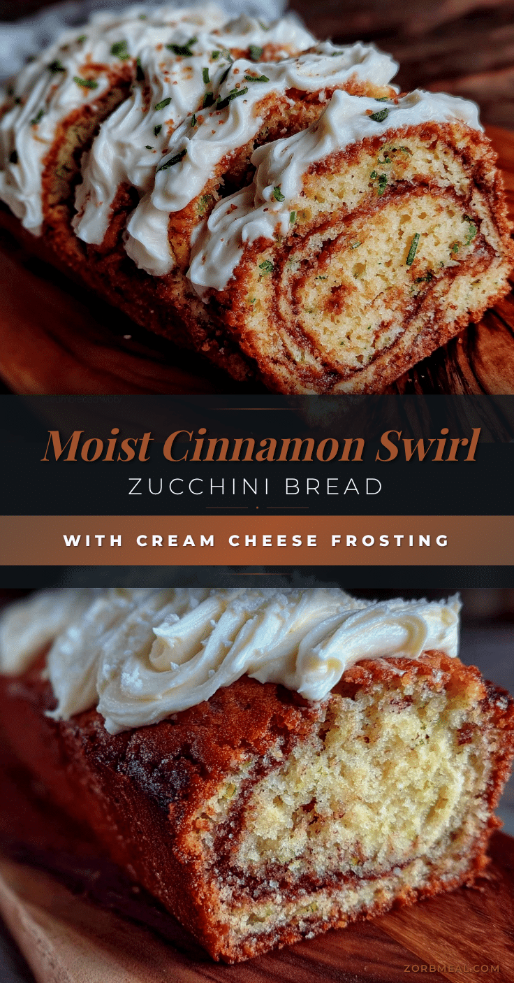 moist cinnamon swirl zucchini bread recipe