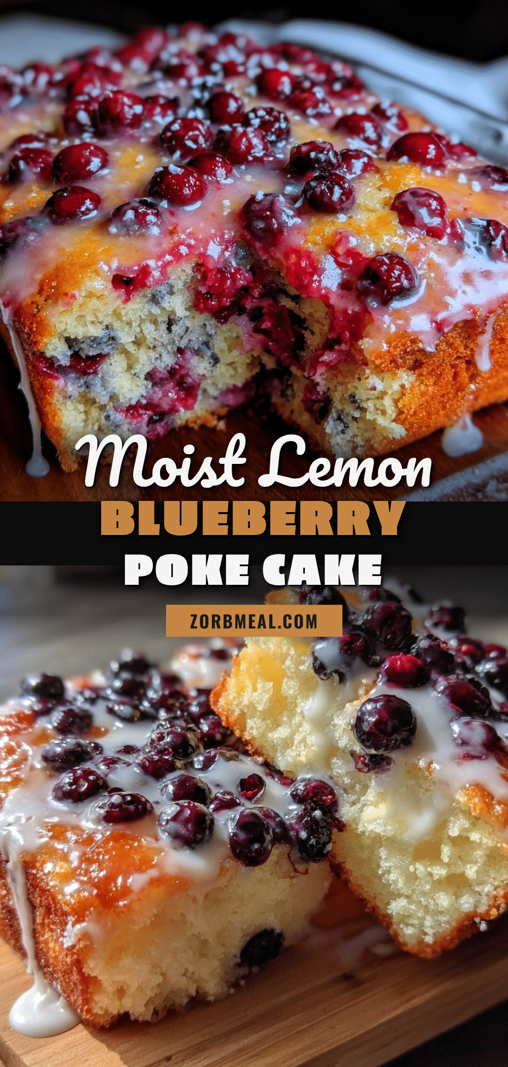 moist lemon blueberry poke cake recipe recipe