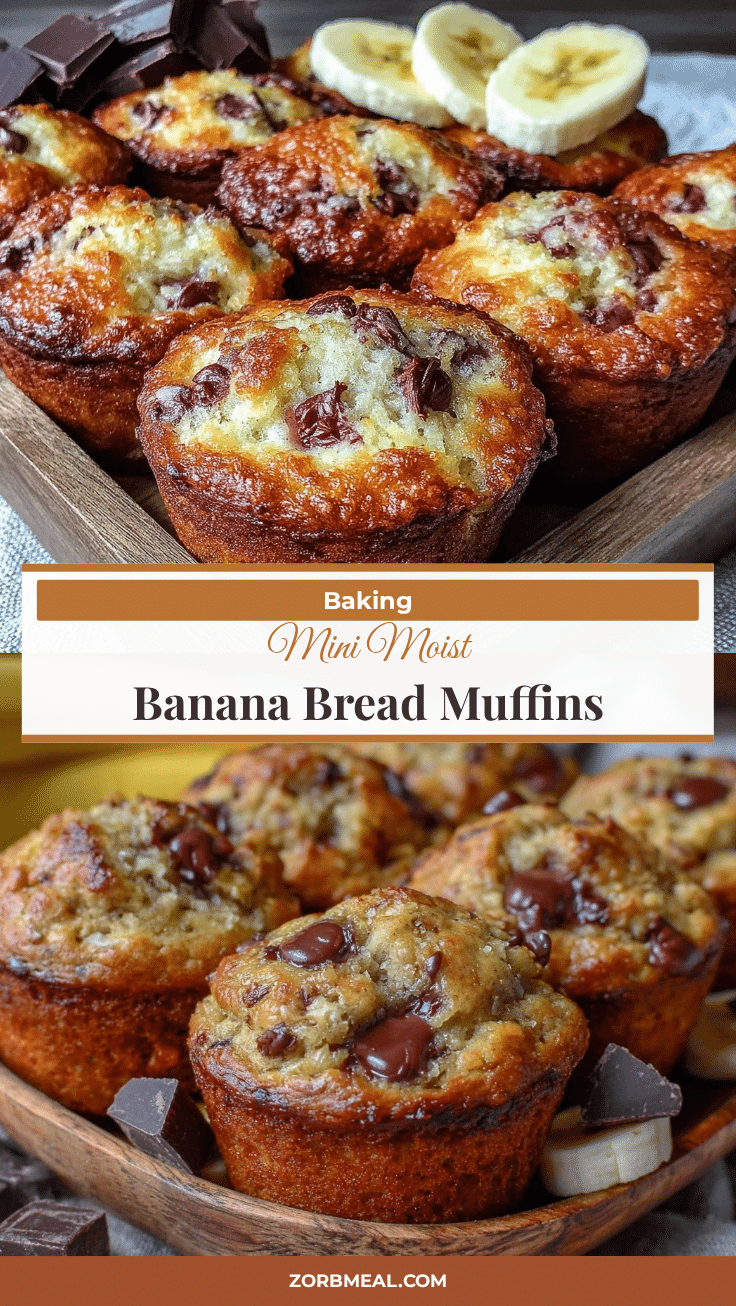 moist mini banana bread muffins recipe