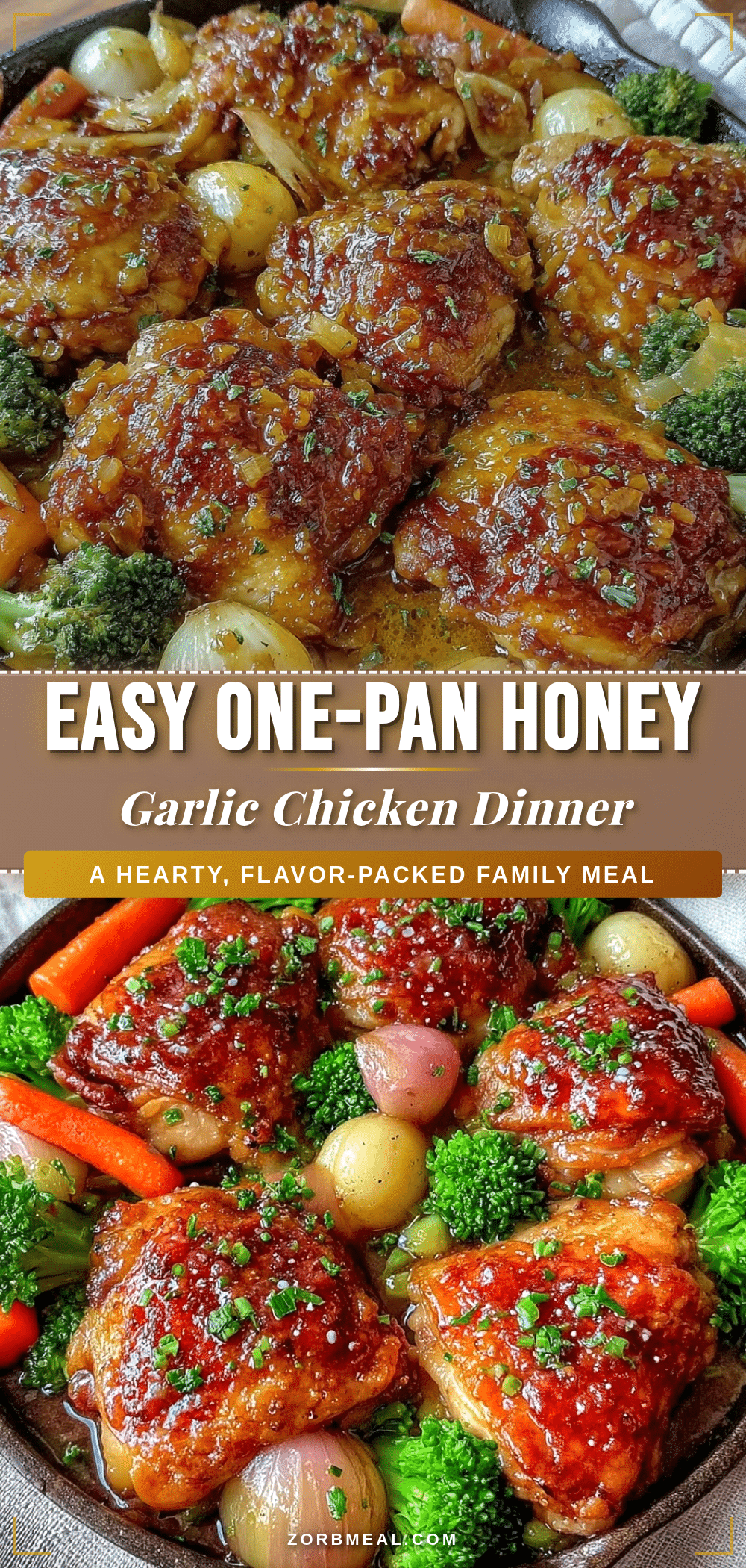 one-pan honey garlic chicken recipe