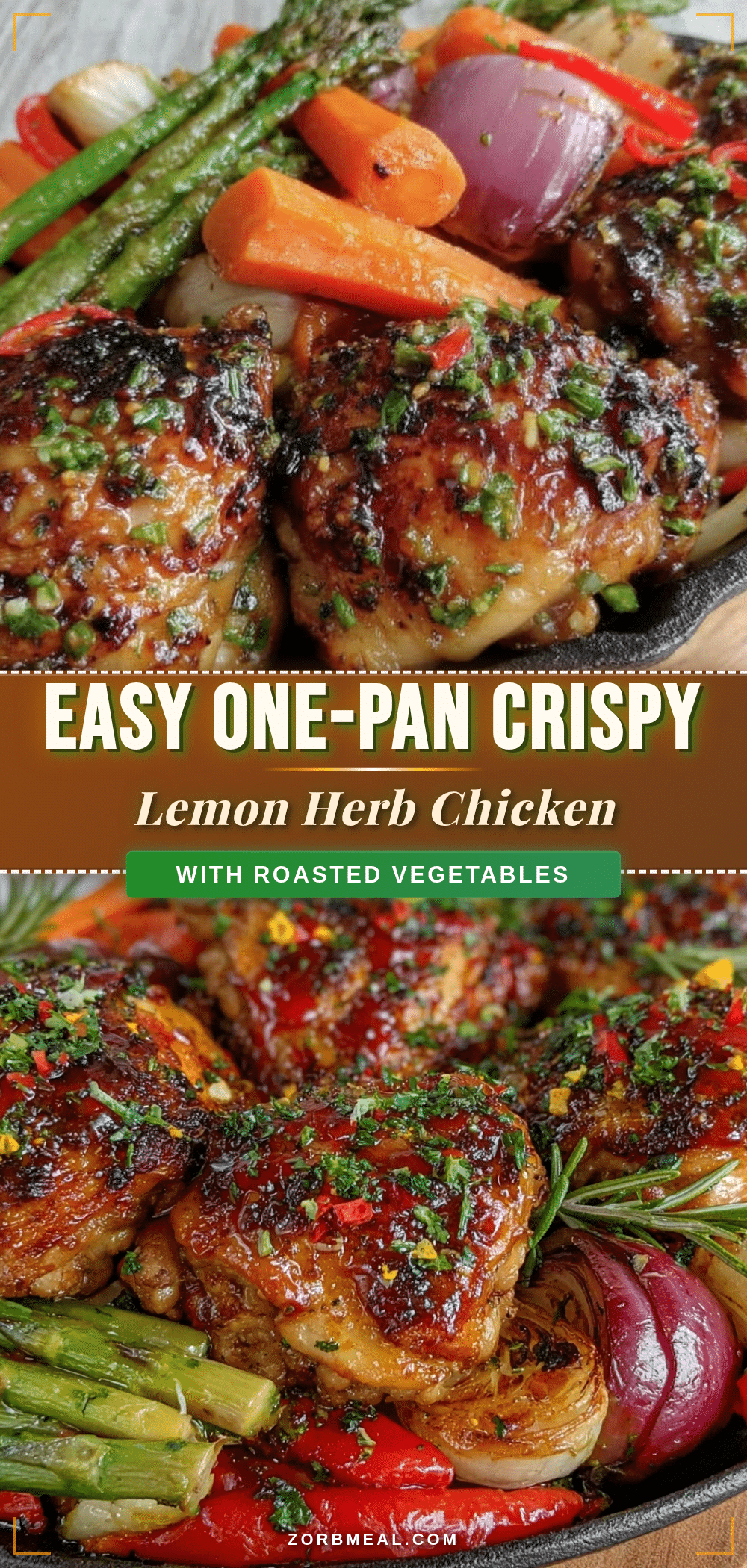 one-pan lemon herb chicken recipe