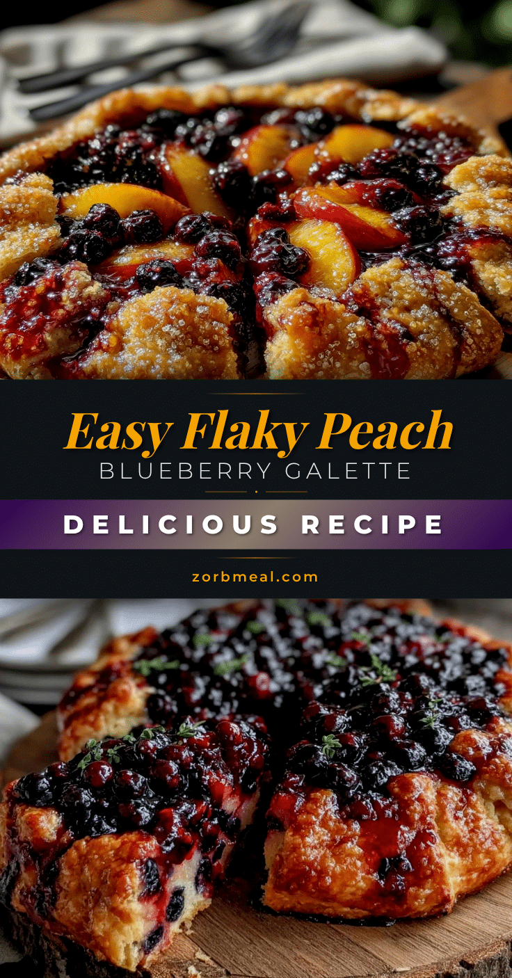peach blueberry galette recipe