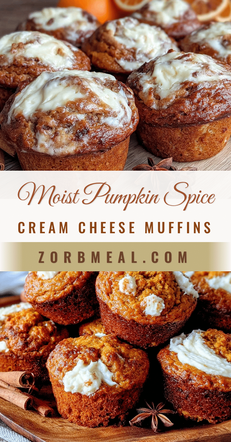pumpkin spice cream cheese muffins recipe