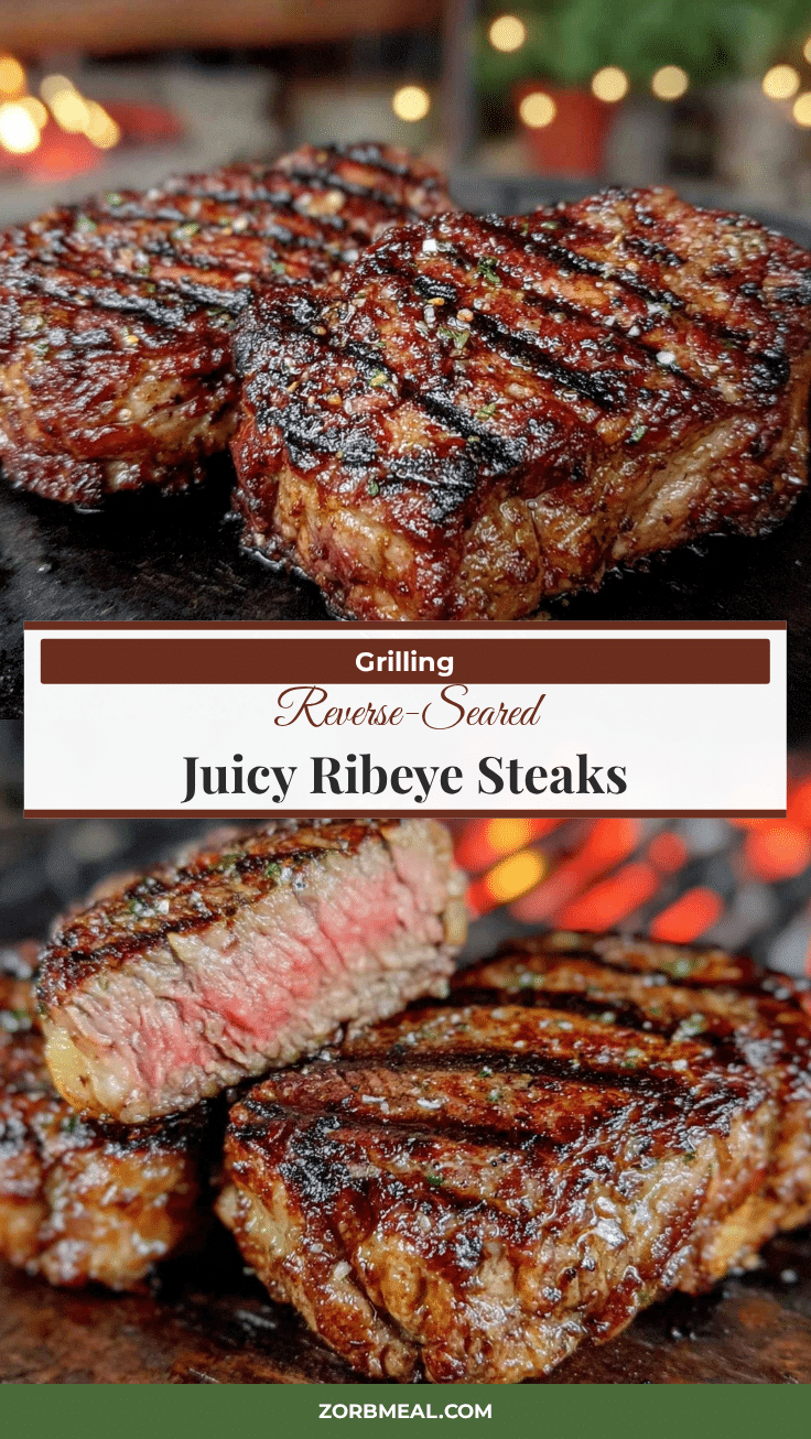 reverse-seared ribeye steaks recipe