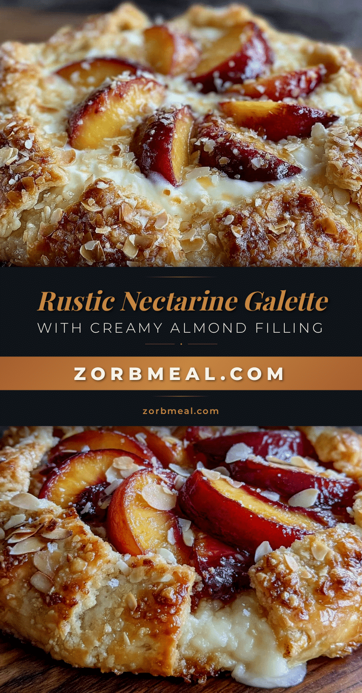 rustic nectarine galette recipe