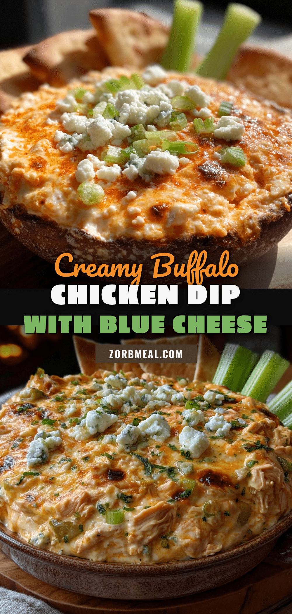 savory buffalo chicken dip recipe