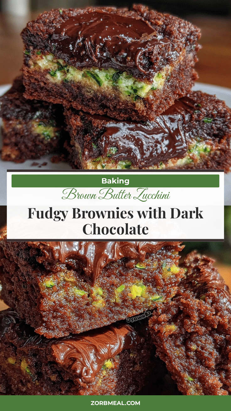 brown butter zucchini brownies recipe