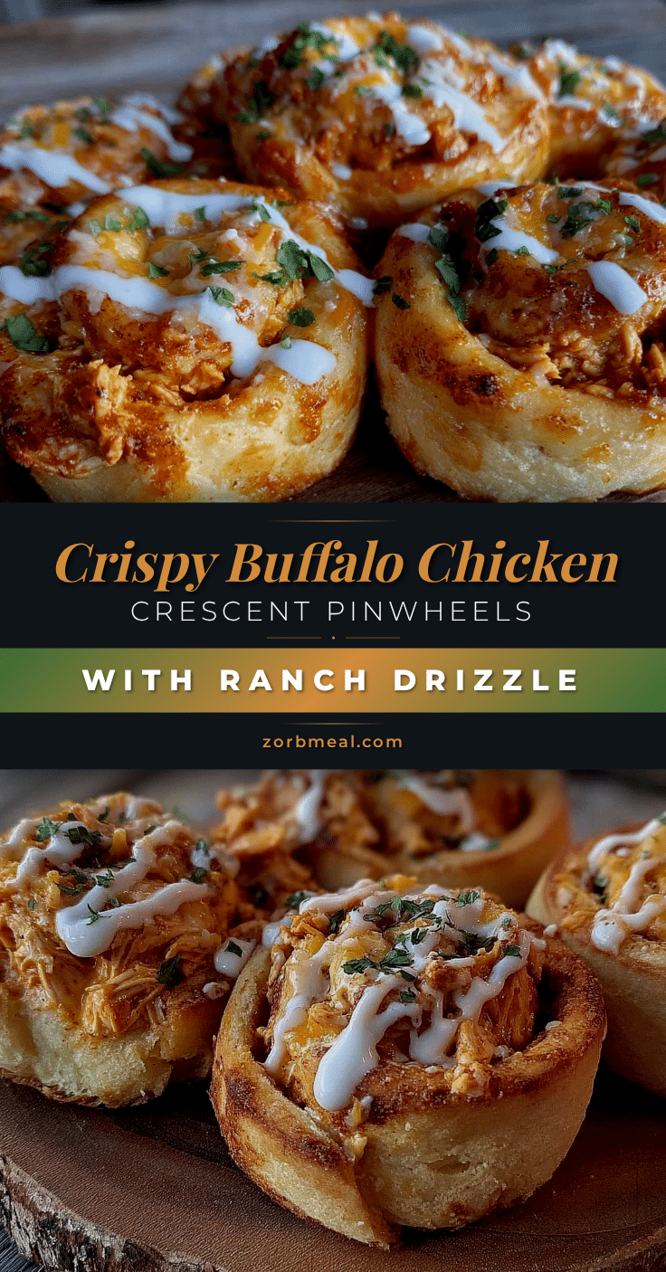 buffalo chicken crescent roll pinwheels recipe